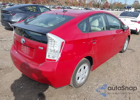 2010 Toyota Prius Iv from USA, damaged, VIN JTDKN3DU5A0014440